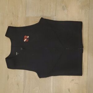Body glove men's black wet suit vest Size L